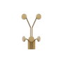Wallity Giraffe-A Gancho Metálico de Pared Dorado